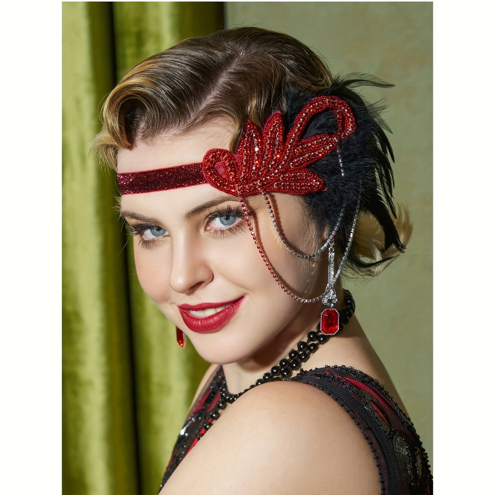 6pc 1920s Stylish and Elegant Women's Jewellery Set